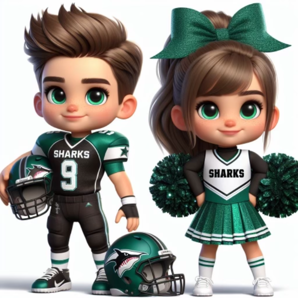 Ceres Sharks - CHEER - MASCOTS 6U