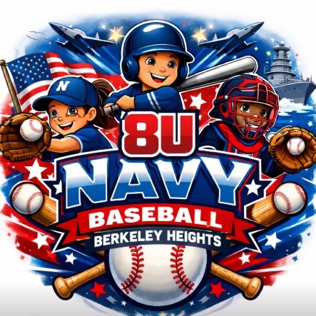 Berkeley Heights 8U Navy