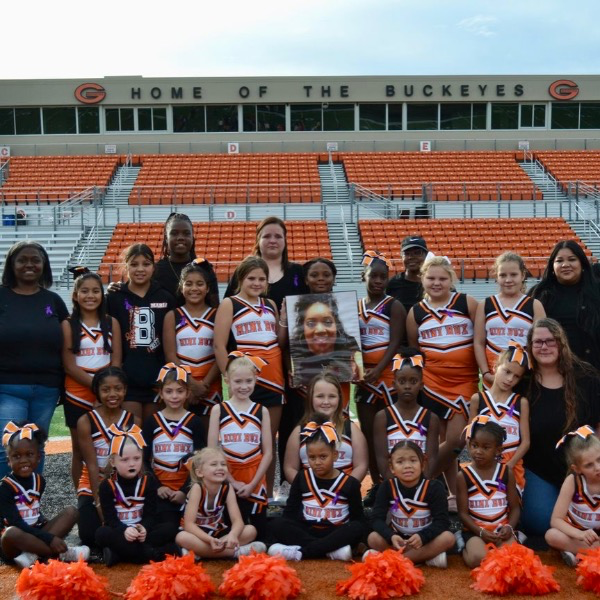 Gilmer mini bux cheer juniors team