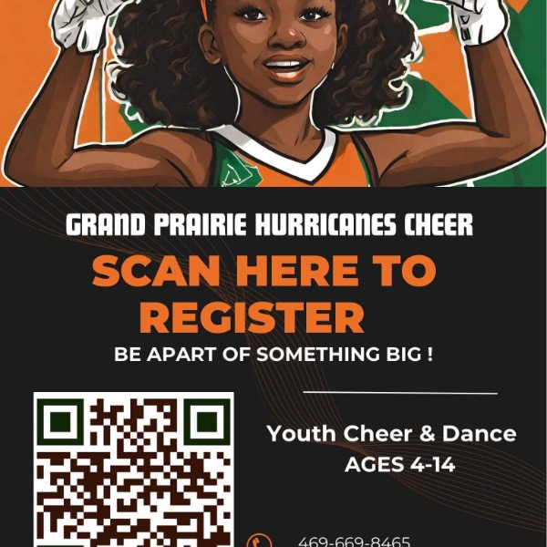 Grand Prairie Hurricanes 8U cheer