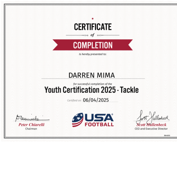 Kingston - Coach Verification