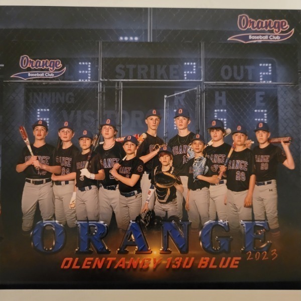 Orange Baseball Club 13u Blue